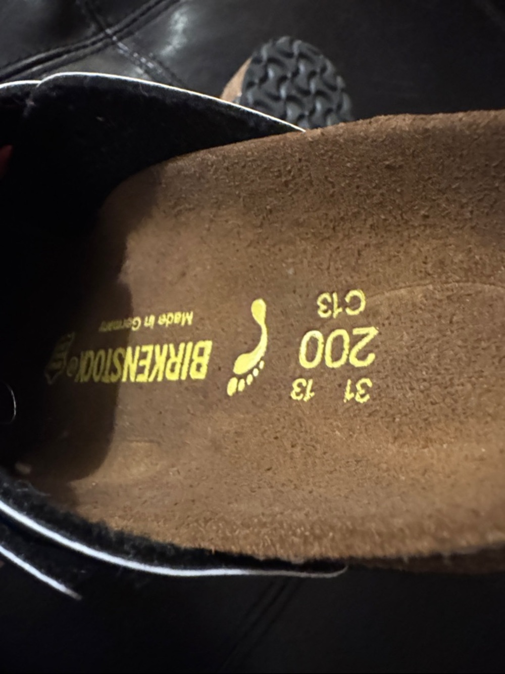 Birkenstock Star Wars Suede Footbed Boston Clogs size 13 child Like New - Picture 8 of 8